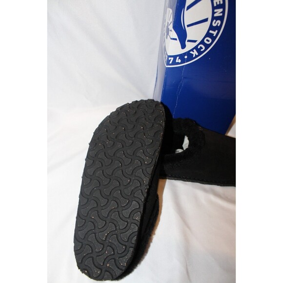 Birkenstock Women's Zermatt‎ Premium Shearling Slip On Sandals Clogs Black Sz 7 - Picture 5 of 5